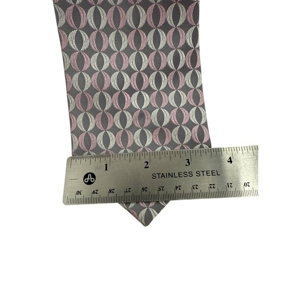 Paul Fredrick Kenneth Leonard Jerry Garcia Silk Geometric Pattern Ties Lot - Picture 5 of 12